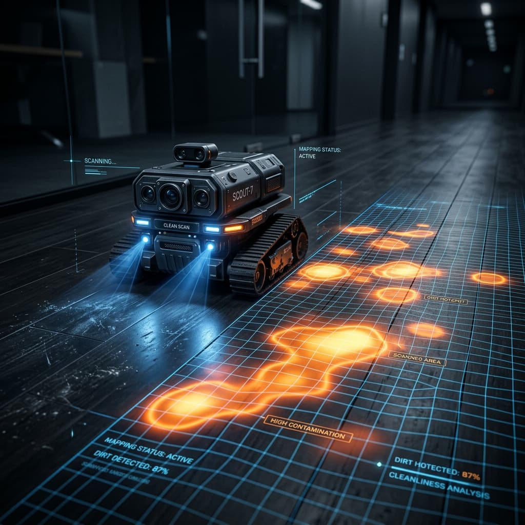FloorScan ML – Robotic Floor Mapping & Cleanliness AI